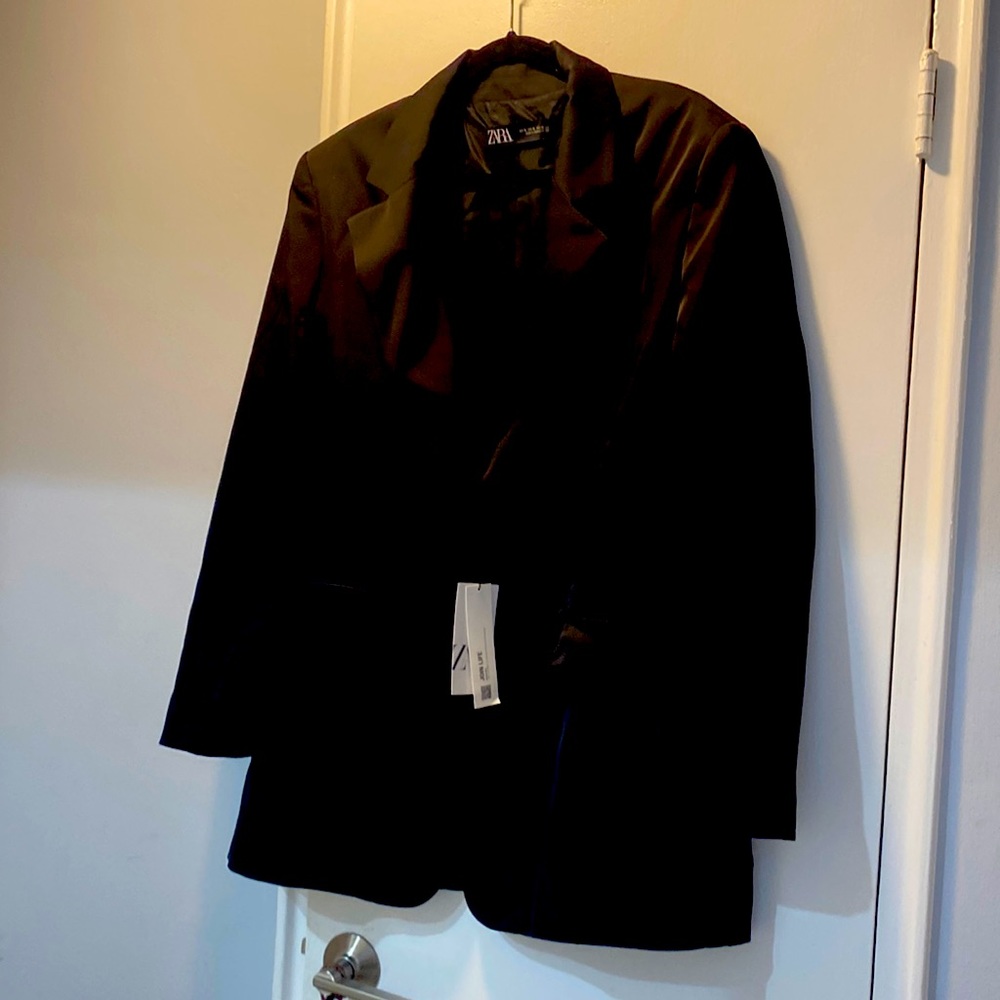 Silky Zara blazer dress